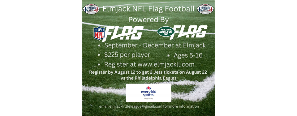 Register for Elmjack NFL Flag Football